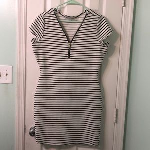 Fitted Striped Dress